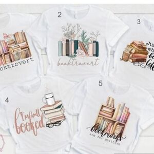 Book lover Reader sweaters! Beautiful colorful prints! New Custom made!